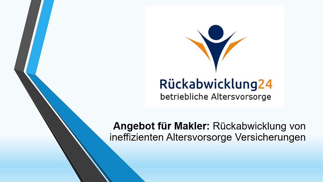 Rückabwicklung makler angebot