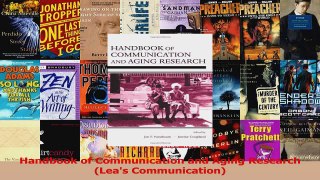 PDF Download  Handbook of Communication and Aging Research Leas Communication Download Online