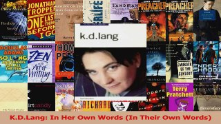 Read  KDLang In Her Own Words In Their Own Words Ebook Free