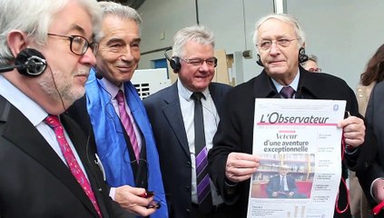 Avesnes : L'Observateur inaugure sa nouvelle rotative numérique