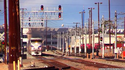 Amtrak Trains WWII Pearl Harbor troop train featuring P42DC #42 (December 7th, 2013)