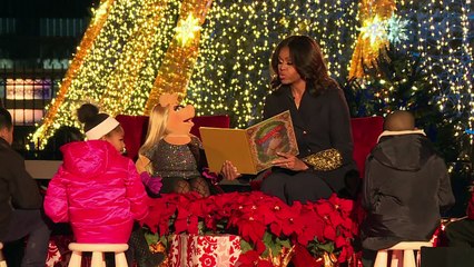 Obama allume l'arbre de Noël à Washington