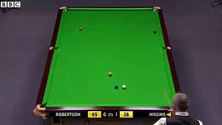 Neil Robertson vs John Higgins UK Championship butterfly visits the snooker table