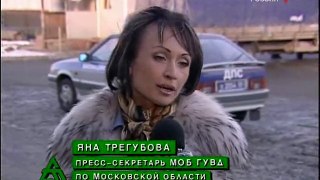 staroetv.su/ Дорожный патруль (Россия, 23.11.2007) ДТП на Волгоградском проспекте; рейд на Новорязанском проспекте