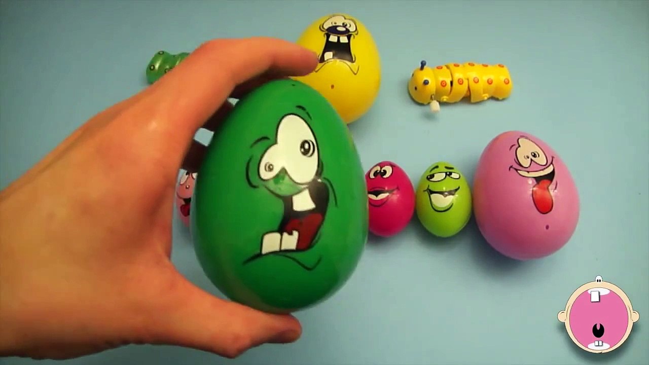Kinder Surprise Egg Learn-A-Word! Spelling Outdoor Words! Lesson 8