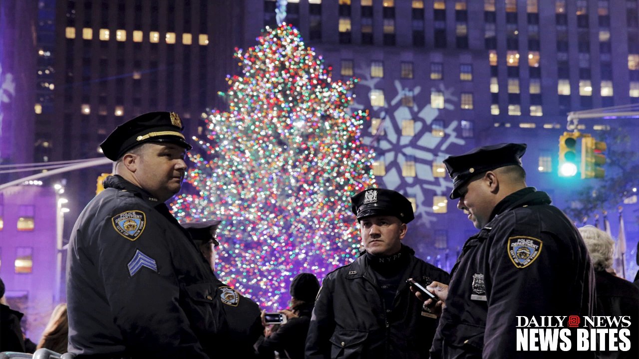 EXCLUSIVE- Cops Bust Fake Cop at Rockefeller Tree Lighting