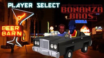 Player Select - Bonanza Bros - Sega Classic Co-Op