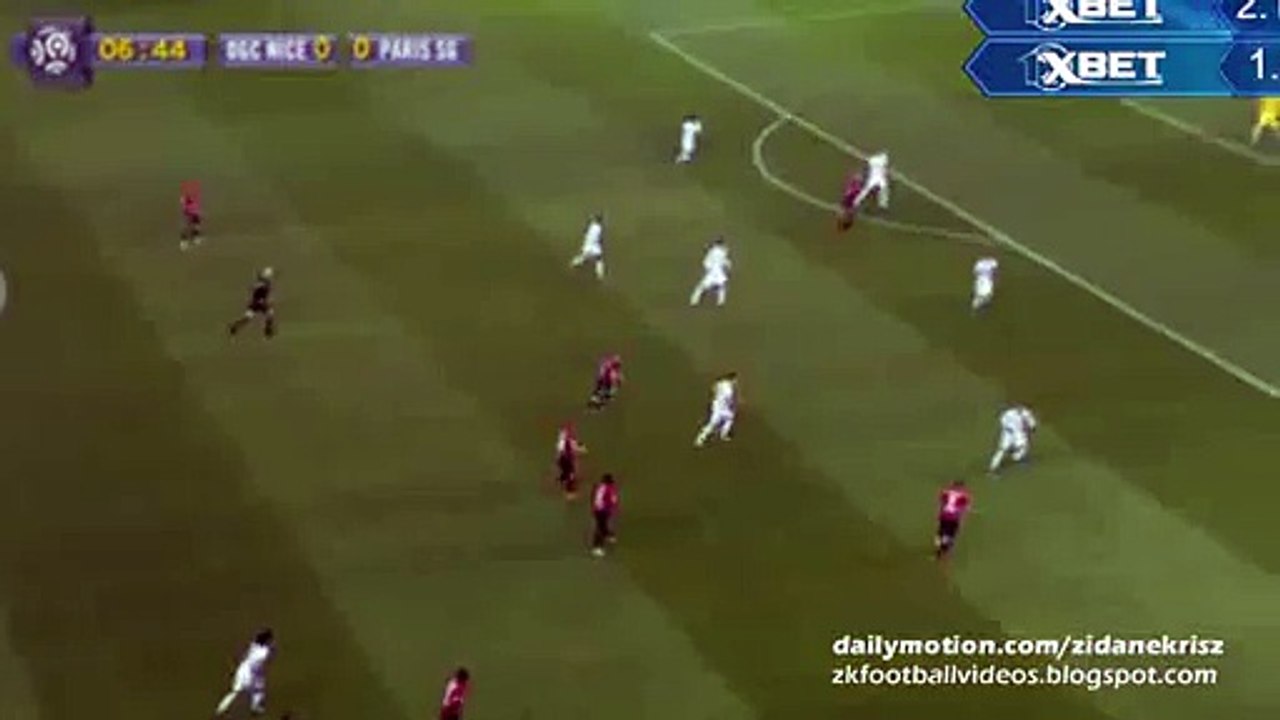 Hatem Ben Arfa Big Chance - OGC Nice v. Paris Saint Germain 04.12.2015 HD