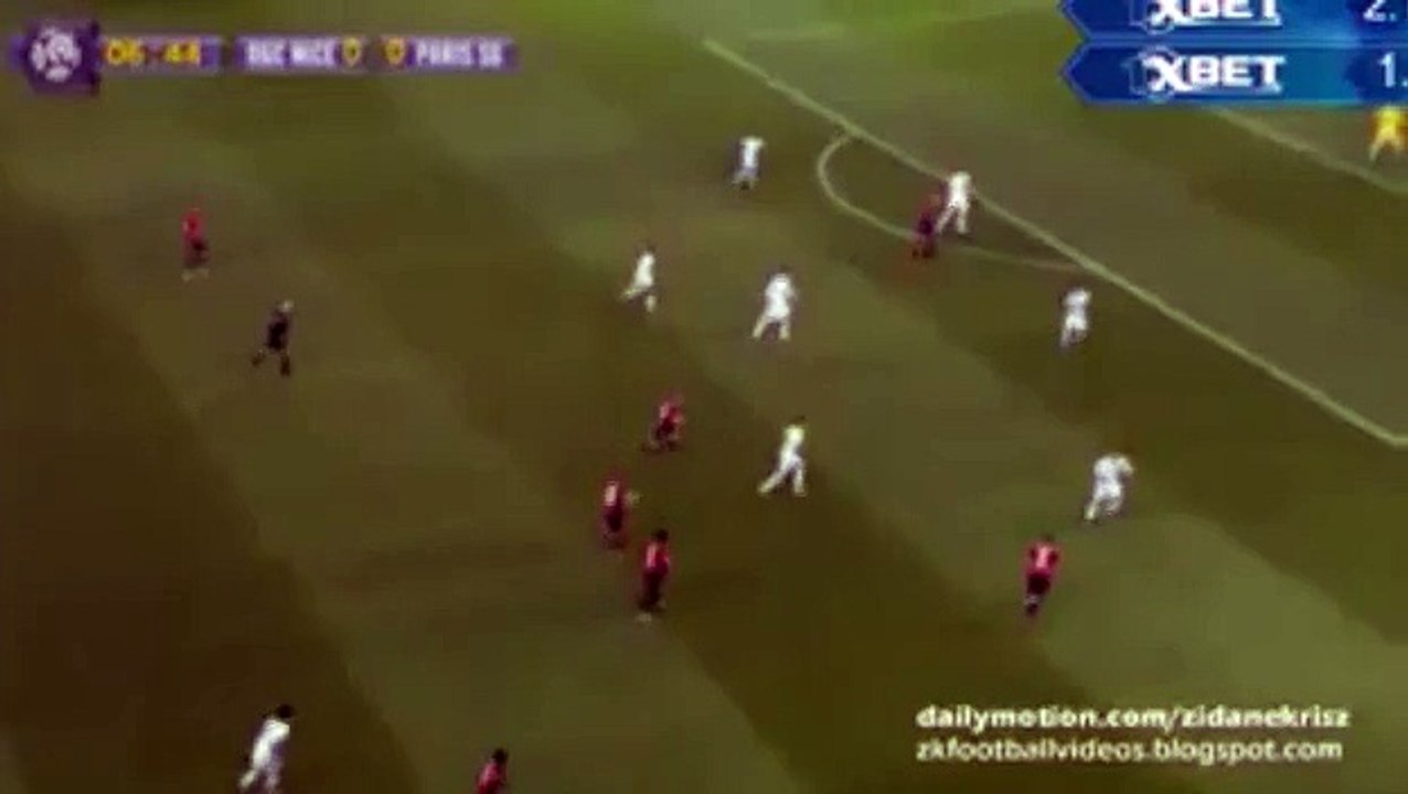 Hatem Ben Arfa Big Chance - OGC Nice v. Paris Saint Germain 04.12.2015 HD