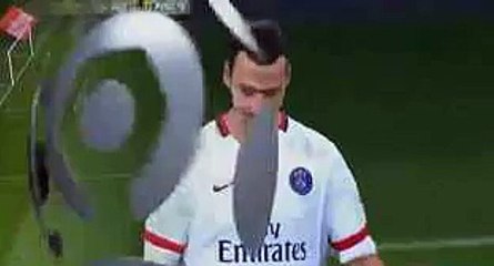 Zlatan Ibrahimovic Incredible Miss - OGC Nice vs Paris SG. - 04.12.2015 France Ligue 1