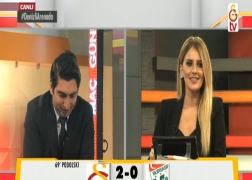 Galatasaray-Bursaspor 3-0 | Yasin Öztekin'in golü anında GS TV (4 Aralık 2015)