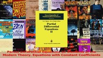 Download  Partial Differential Equations II Elements of the Modern Theory Equations with Constant PDF Online