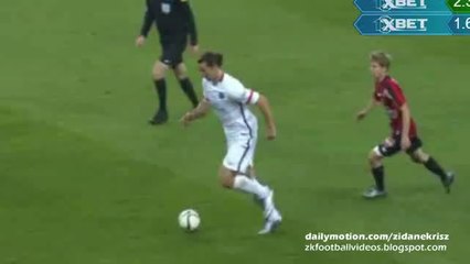 0-1 Edinson Cavani Fantastic Teamplay Goal - OGC Nice v. Paris Saint Germain 04.12.2015 HD