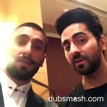 Ranveer Singh and Ayushmaan Khurana Funny Dubsmash