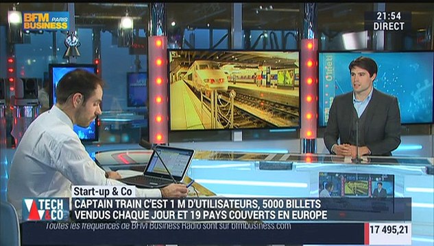 Start-up & Co: Captain Train, vente de billets de train en ligne - 03/12