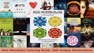 Download  Mini Mandalas Coloring Book 200 Unique Illustrations Ebook Free