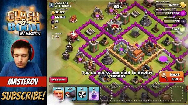 40+ GIANT ONLY ATTACK - Clash Of Clans - MAX Town Hall 7 - Part 12
