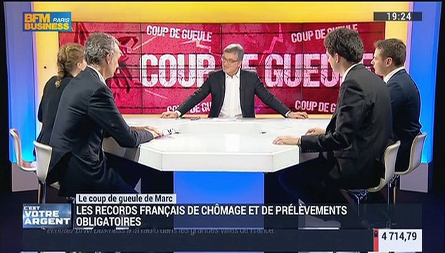 Le Coup de Gueule de Marc: L'Insee et l'OCDE ont publié de très mauvais chiffres sur le chômage et les prélèvements obligatoires - 04/12