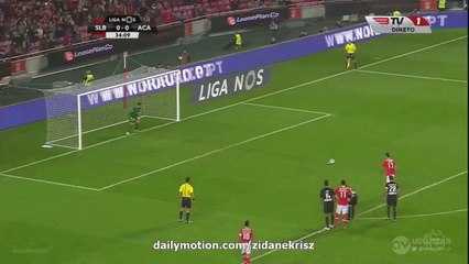 1-0 Jonas Penalty Goal HD - Benfica v. Academica 04.12.2015 HD