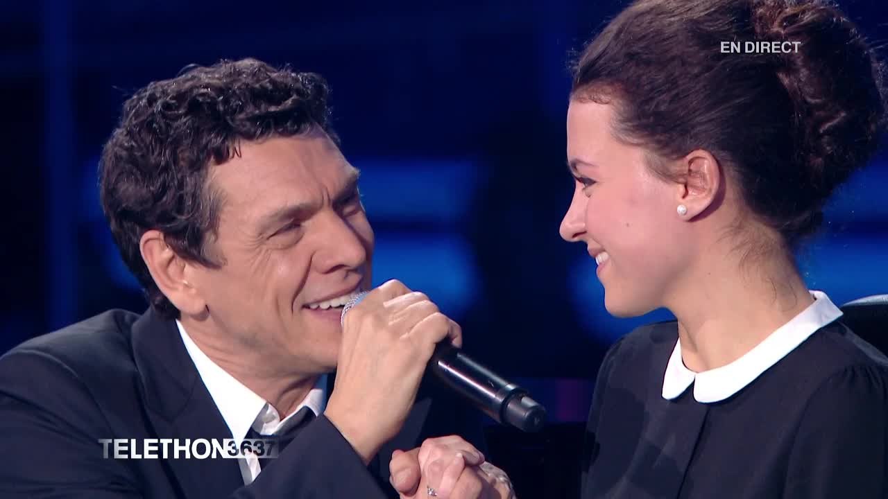 Marc Lavoine chante "Elle a les Yeux Revolver" pour Marie - Téléthon 2015