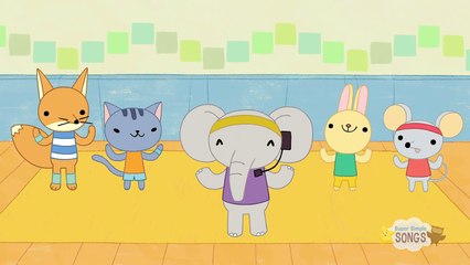 Head Shoulders Knees & Toes (Speeding Up) | Nursery Rhyme | Super Simple Songs