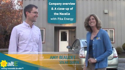 Pika Energy - Company overview and a closeup look at the wind turbine nacelle