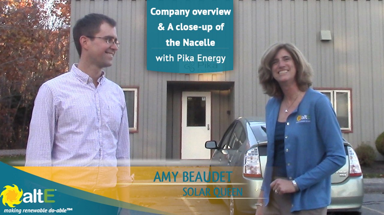 Pika Energy - Company overview and a closeup look at the wind turbine nacelle