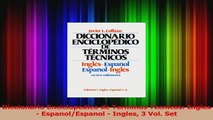 PDF Download  Diccionario Enciclopedico de Terminos Tecnicos Ingles  EspanolEspanol  Ingles 3 Vol Read Online