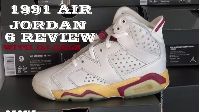 1991 Air Jordan Maroon 6 Sneaker Review With Dj Delz