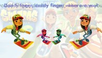 Subway Surfers Finger Family Song Daddy Finger Nursery Rhymes Rio 2 Full animated cartoon