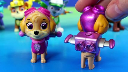 Nickelodeon Paw Patrol Limited Edition Action Pack Pups Metallic Series Marshall Chase Roc