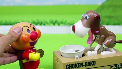 電動貯金箱 笑撃アクションとアンパンマン