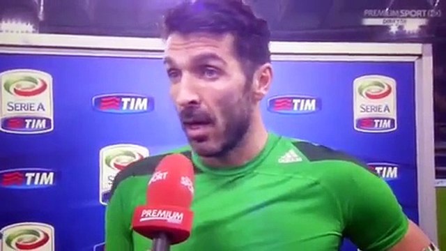 INTERVISTA BUFFON DOPO LAZIO-JUVENTUS 0-2