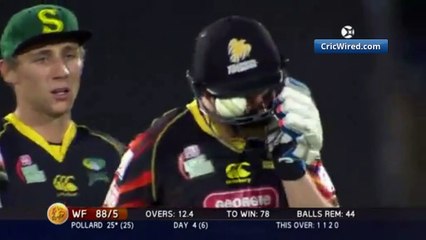 Michael Pollard almost loses an eye