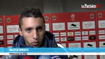 Nice-PSG. Marquinhos : «Si on continue comme ça on va réussir nos objectifs»