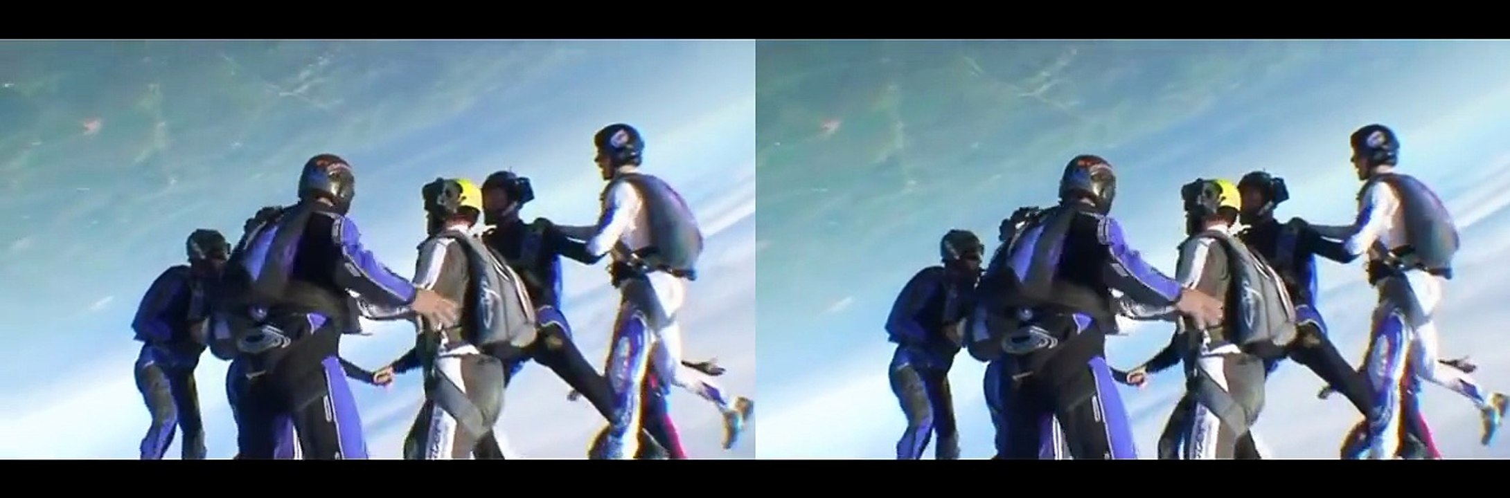 Skydiving - 3D Side by Side (SBS)