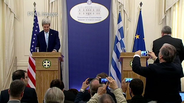 US hails Greek economic efforts: Kerry