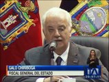 Fiscal General pide a Luis Chiriboga que colabore en las investigaciones