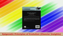 Epigenetic Principles of Evolution Elsevier Insights Download