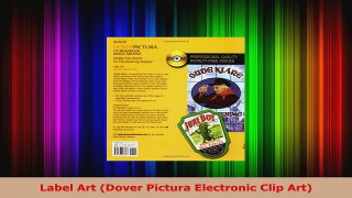 Read  Label Art Dover Pictura Electronic Clip Art Ebook Free