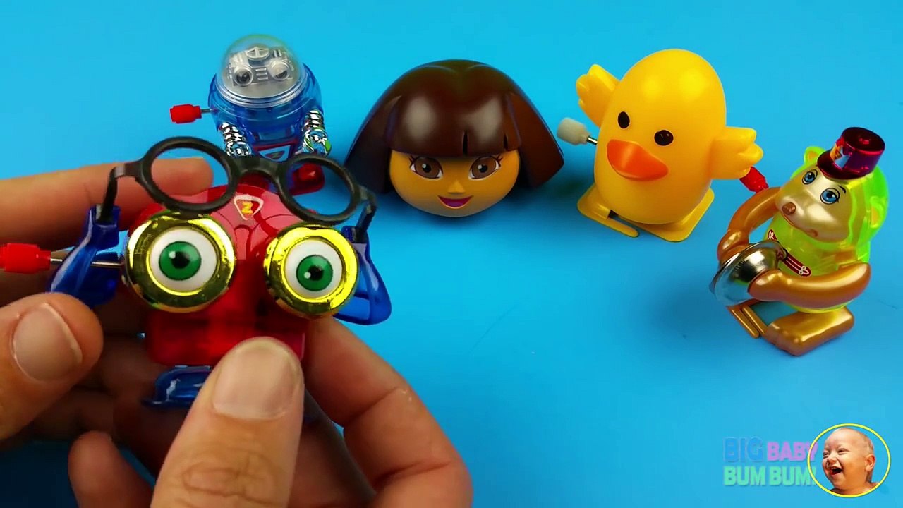 Dora Surprise Eggs - Fun Wind Up Toys & Dora The Explorer Surprise Egg