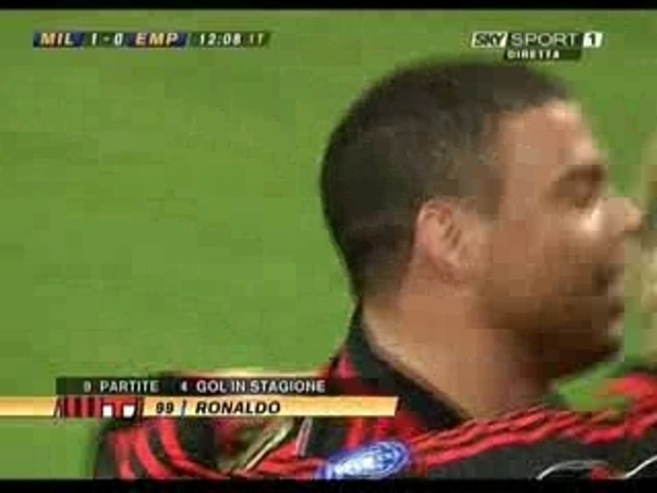 Milan-Empoli 1-0 Ronaldo