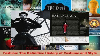 Read  Fashion The Definitive History of Costume and Style Ebook Free