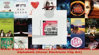 Read  Dover Digital Design Source 2 Decorative Initials and Alphabets Dover Electronic Clip EBooks Online