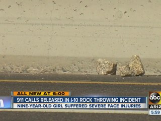 911 calls released in I-10 rock throwing incident