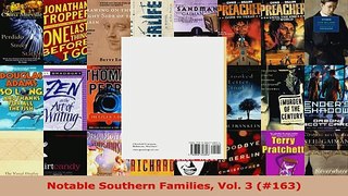 Download  Notable Southern Families Vol 3 163 EBooks Online