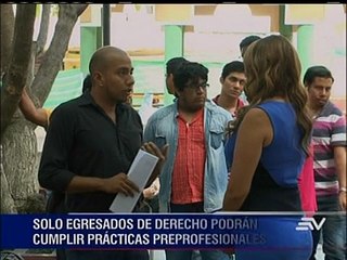 Alumnos de derecho enfrentan problema