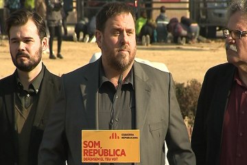 Junqueras: "Los Presupuestos son garantía del plan JxSí-CUP"-. Firma: RU
