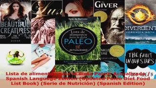 Download  Lista de alimentos para la dieta Paleo Actualizado  Spanish Language Edition Updated PDF Free