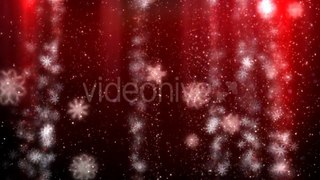 Christmas Light Snowflaked Falling Backgrounds | Motion Graphics - Videohive template